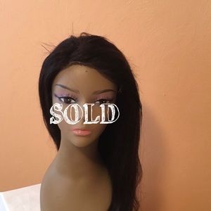 20” Chinese Natural Straight lace front wig
